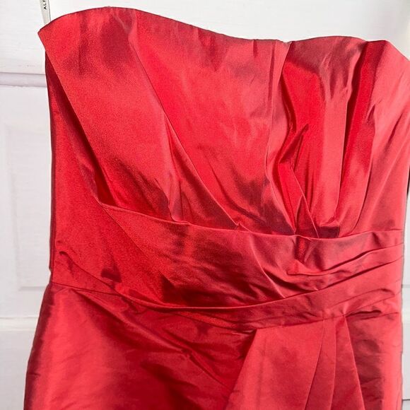NWTs Alfred Sung Strapless Cocktail Dress Size 8 - Picture 5 of 11